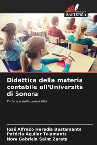 Didattica della materia contabile all'Università di Sonora
