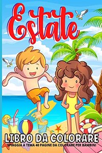 Estate Libro Da Colorare