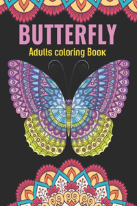Butterfly Adults Coloring Book