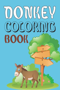 Donkey Coloring Book