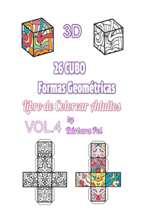 3D - 26 Cubo Formas Geométricas para Colorear