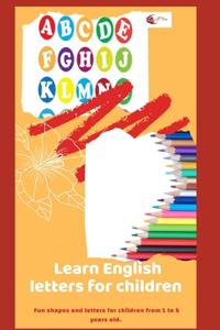 Learn English letters for children