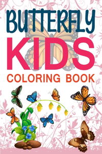 Butterfly Kids Coloring Book