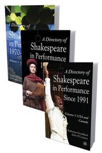 Directory of Shakespeare in Performance Volumes 1-3