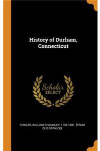 History of Durham, Connecticut