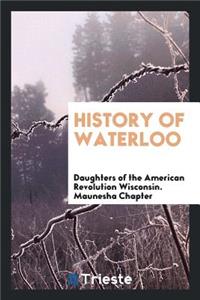 History of Waterloo