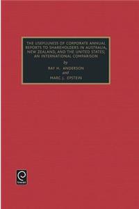 Usefulness of Corporate Annual Reports to Shareholders in Australia, New Zealand and the United States