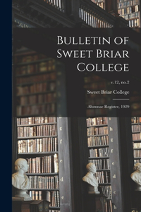 Bulletin of Sweet Briar College