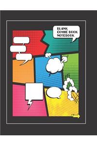 Blank Comic Book Notebook