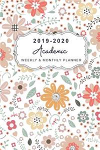 2019-2020 Academic Weekly Monthly Planner