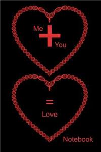 Notebook Me + You = Love