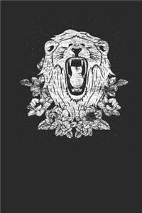 Lion With Flowers