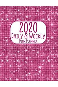 2020 Daily & Weekly Pink Planner