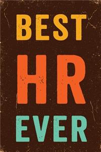 Best HR Ever Notebook Vintage