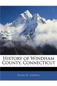 History of Windham County, Connecticut