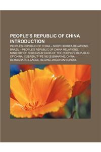 People's Republic of China Introduction