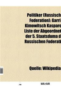 Politiker (Russische Foderation)