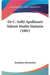 de C. Sollii Apollinaris Sidonii Studiis Statianis (1881)