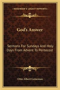 God's Answer