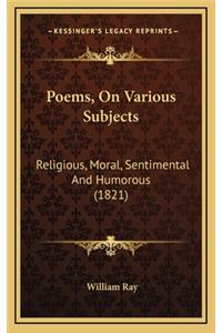 Poems, on Various Subjects