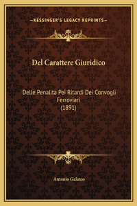 Del Carattere Giuridico