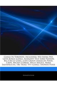 Articles on Gangs in Toronto, Including