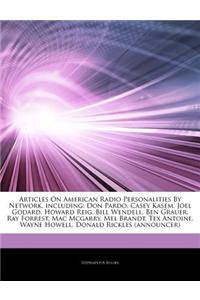 Articles on American Radio Personalities by Network, Including