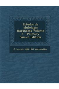 Estudos de Philologia Mirandesa Volume 2