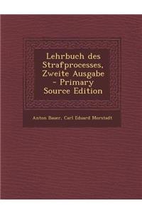 Lehrbuch Des Strafprocesses, Zweite Ausgabe