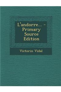 L'andorre...