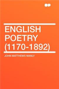 English Poetry (1170-1892)