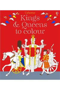 Kings and Queens Colouring Book