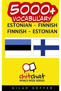 5000+ Estonian - Finnish Finnish - Estonian Vocabulary