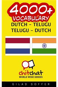 4000+ Dutch - Telugu Telugu - Dutch Vocabulary