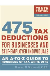 475 Tax Deductions for Businesses and Self-Employed Individuals