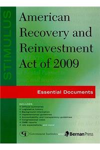 Stimulus: American Recovery and Reinvestment Act of 2009