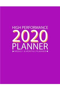 High Performance 2020 Planner Full-Year