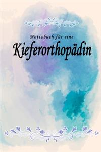 Notizbuch für eine Kieferorthopädin