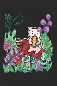 Cat Picnic Jungle Notebook