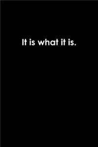 It is what is is: Food Journal - Track your Meals - Eat clean and fit - Breakfast Lunch Diner Snacks - Time Items Serving Cals Sugar Protein Fiber Carbs Fat - 110 pag