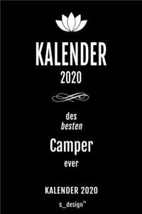 Kalender 2020 für Camper