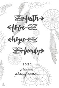 2020 Planner Planificador Monthly