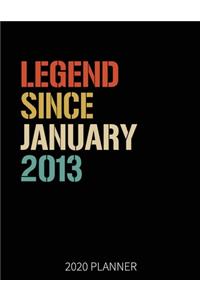 Legend Since January 2013 2020 Planner