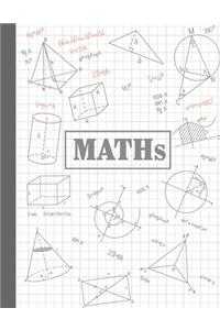 Maths Graph Paper Notebook
