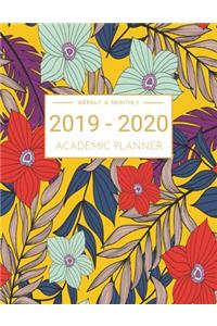 2019-2020 Academic Planner Weekly And Monthly