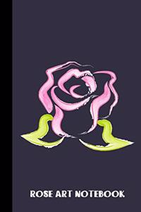 rose art notebook
