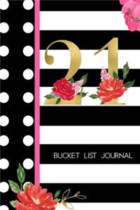 21 Bucket List Journal