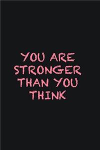 You are stronger than you think