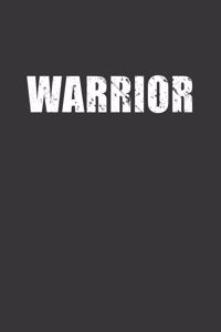 Warrior Distressed Notebook