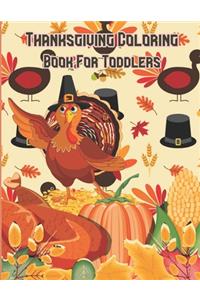 Thanksgiving Coloring Book for Toddlers